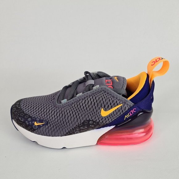Nike Other - Nike Air Max 270 PS Grey Purple Little Kids Shoes Running